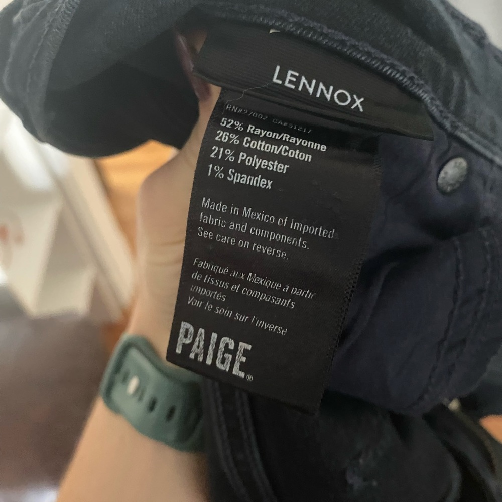 Men’s Paige jeans dark wash, barely worn!